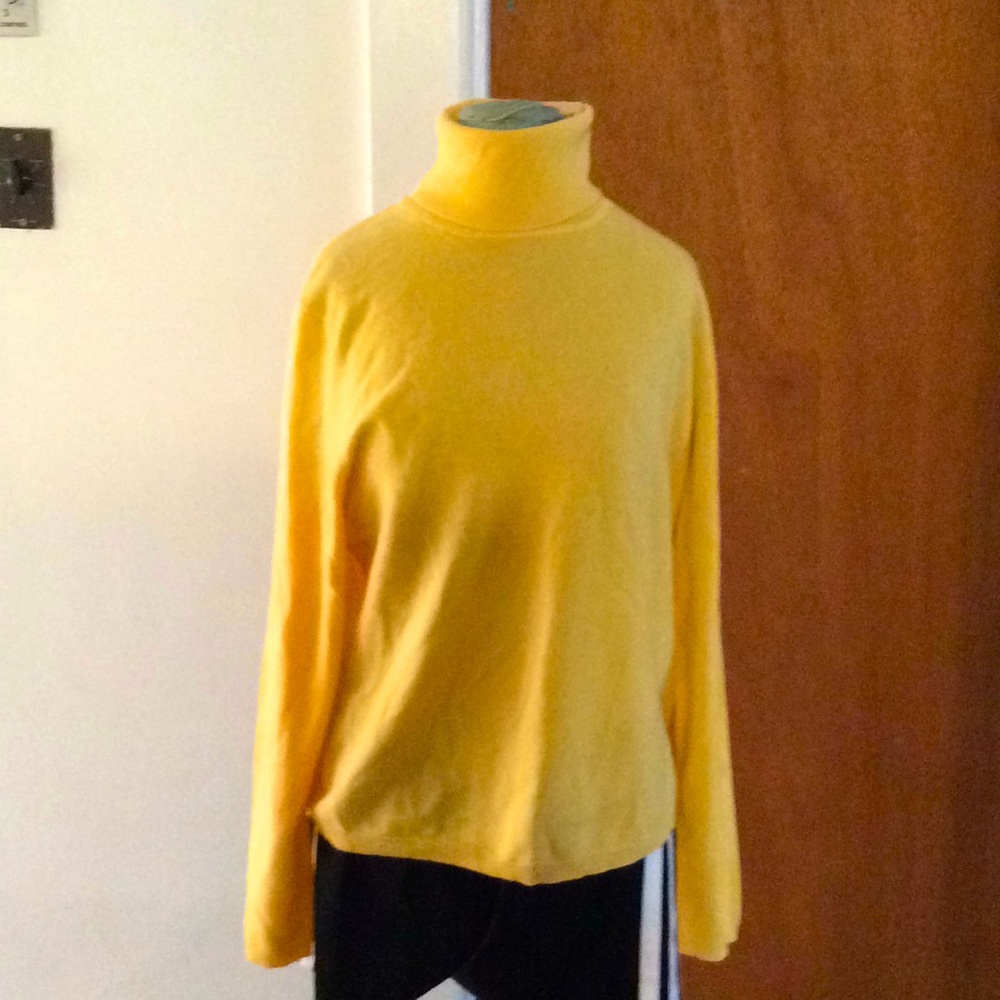Cashmere turtleneck sweater
